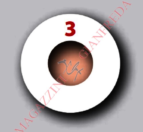 BUSTA DI ETICHETTE MARKIN COD. 3. SALVA FORI  Ø 15 MM Ø FORO 6 MM, SU FOGLIO, AUTOADESIVE